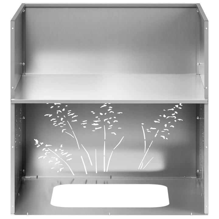Have Blomsterkrukke Sølv 50 x 50 x 49 cm Galvaniseret stål