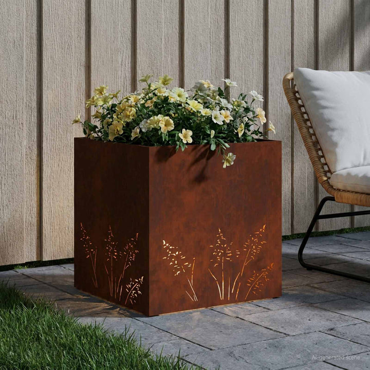 Have Blomsterkrukke Rusten 50 x 50 x 49 cm Cortenstål
