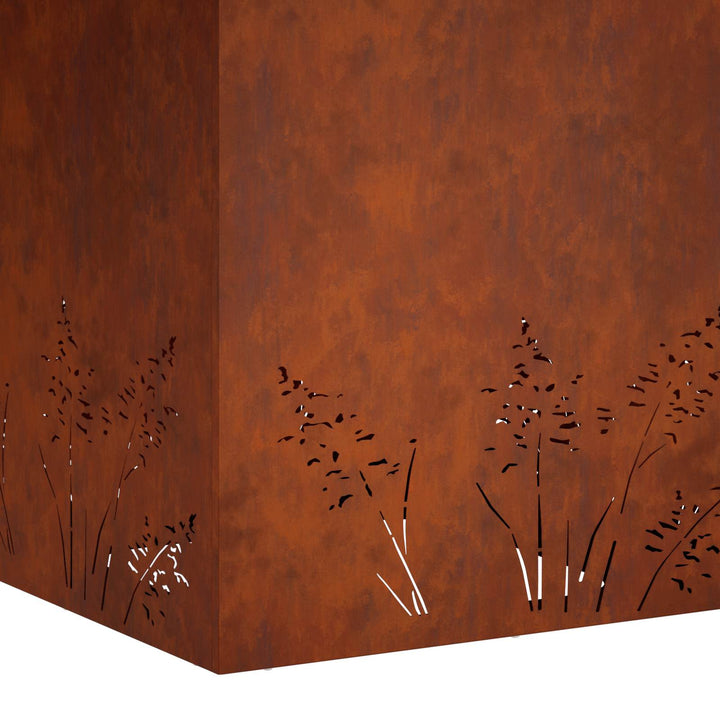 Have Blomsterkrukke 2 stk. Rusten 50 x 50 x 49 cm Cortenstål