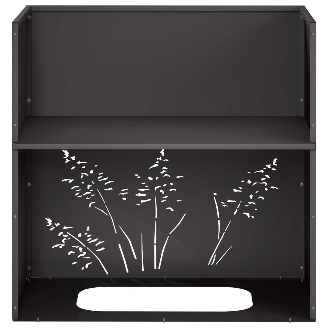 Have Blomsterkrukke 2 stk. Sort 50 x 30 x 49 cm Koldvalset stål