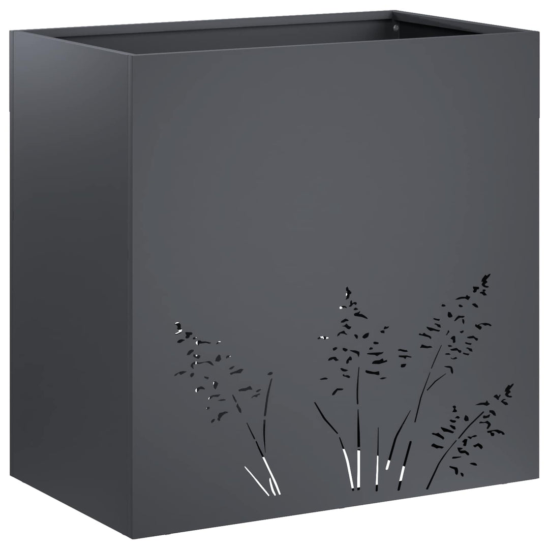 Have Blomsterkrukke Antracit 50 x 30 x 49 cm Koldvalset stål