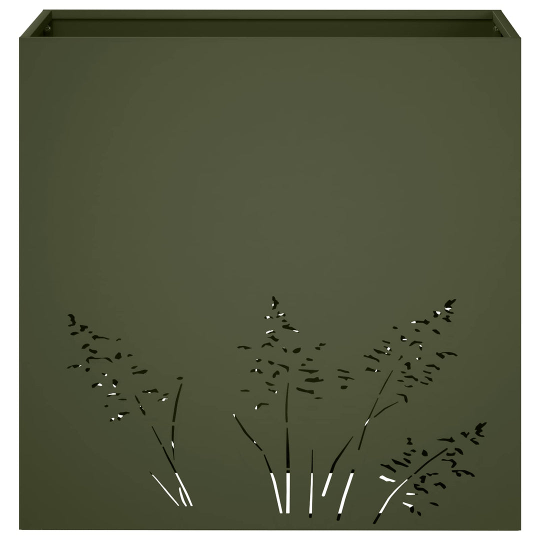 Have Blomsterkrukke 2 stk. Olivengrøn 50 x 30 x 49 cm