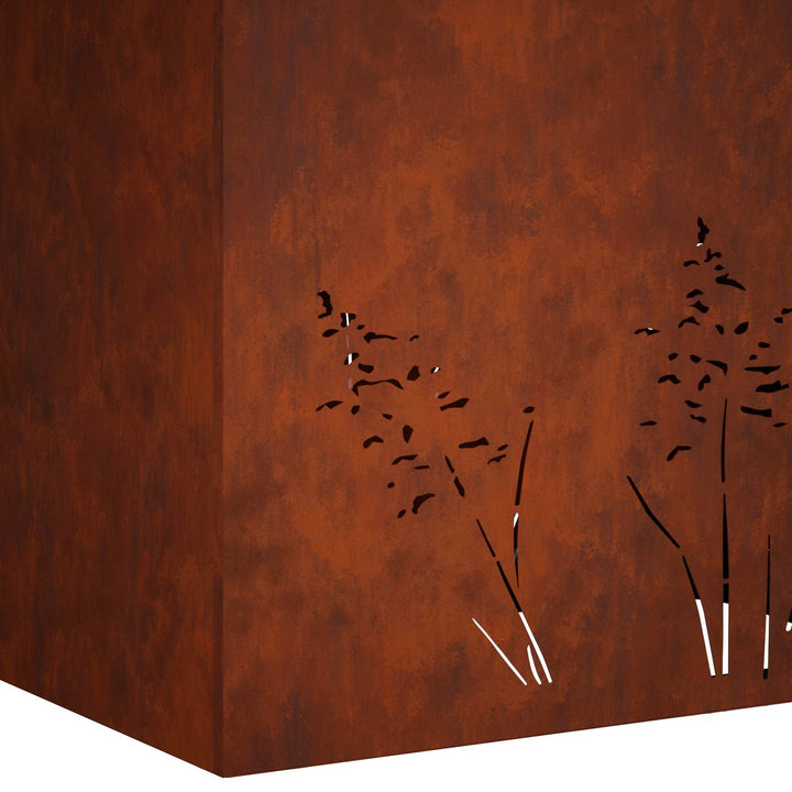 Have Blomsterkrukke 2 stk. Rusten 50 x 30 x 49 cm Cortenstål