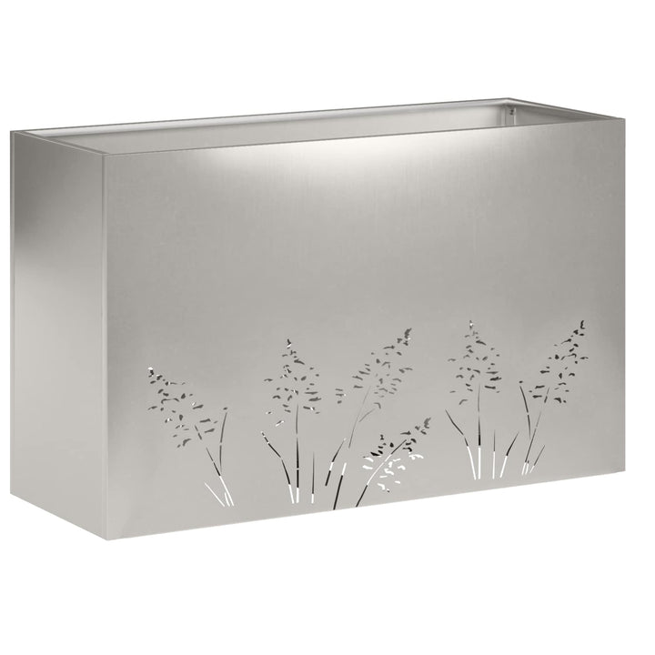 Have Blomsterkrukke Sølv 80 x 20 x 49 cm Rustfrit stål