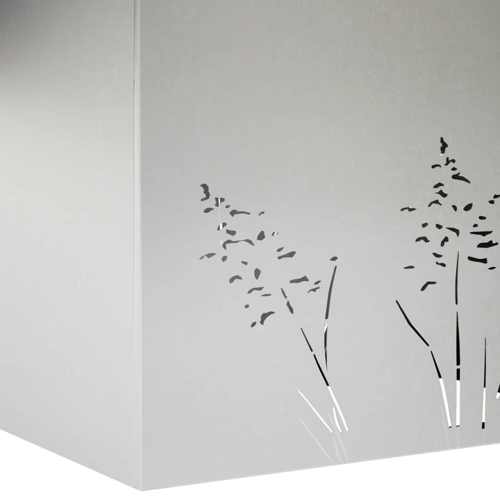 Have Blomsterkrukke 2 stk. Sølv 80 x 20 x 49 cm Rustfrit stål