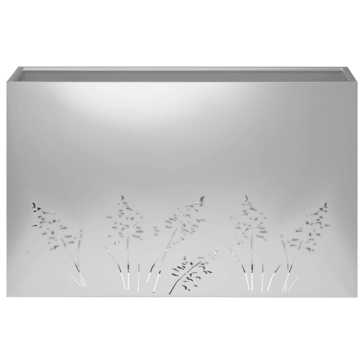 Have Blomsterkrukke 2 stk. Sølv 80 x 20 x 49 cm