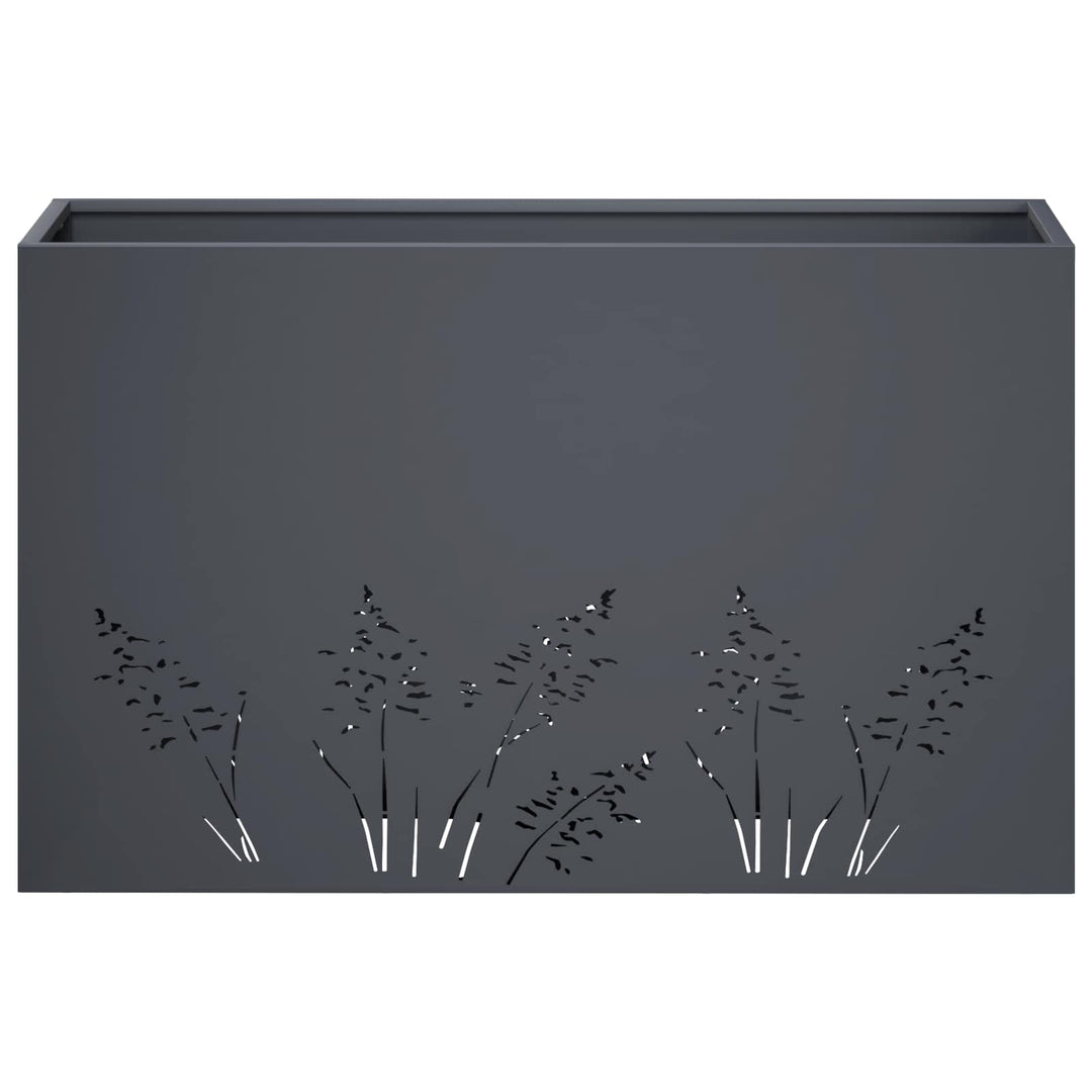 Have Blomsterkrukke Antracit 80 x 30 x 49 cm Koldvalset stål