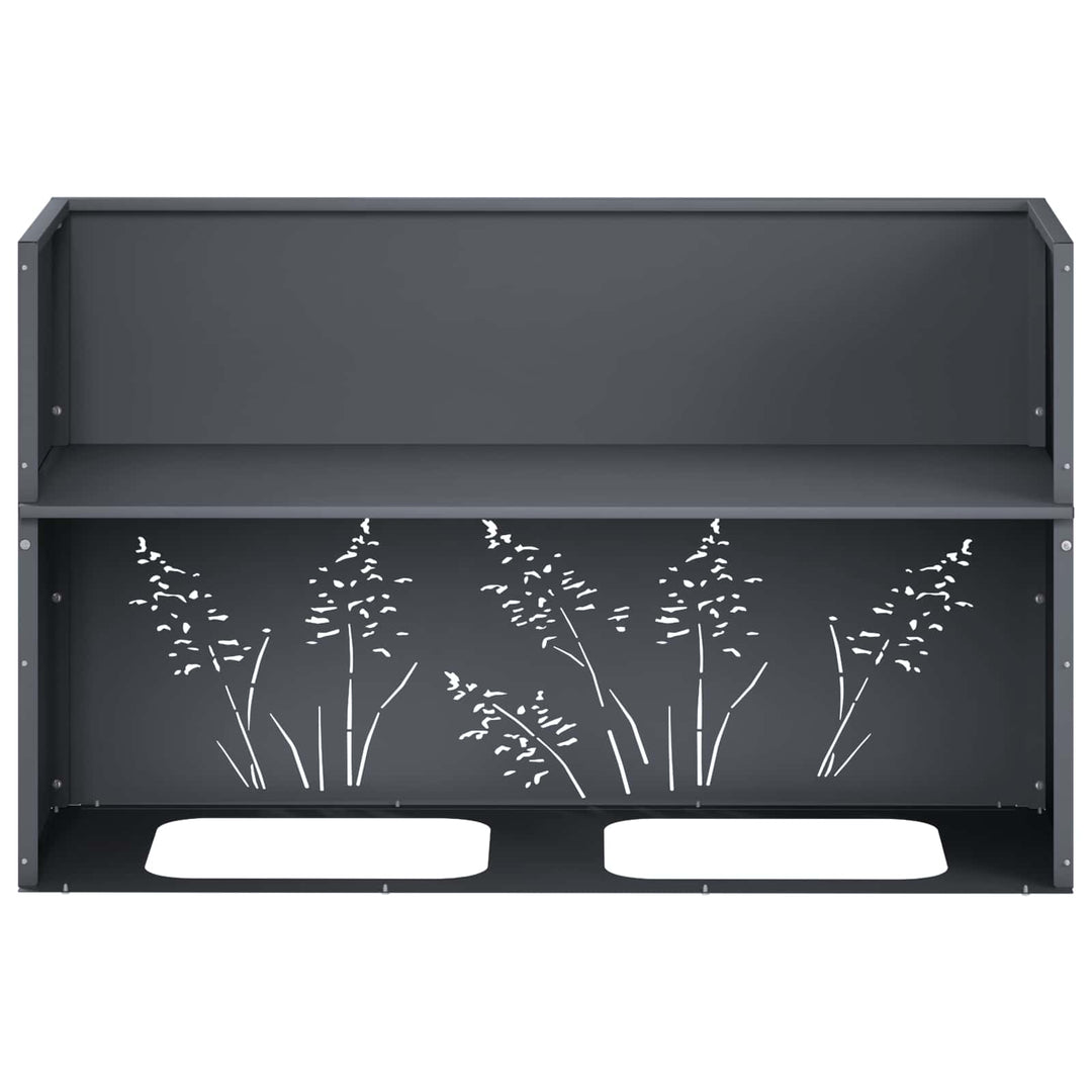 Have Blomsterkrukke Antracit 80 x 30 x 49 cm Koldvalset stål
