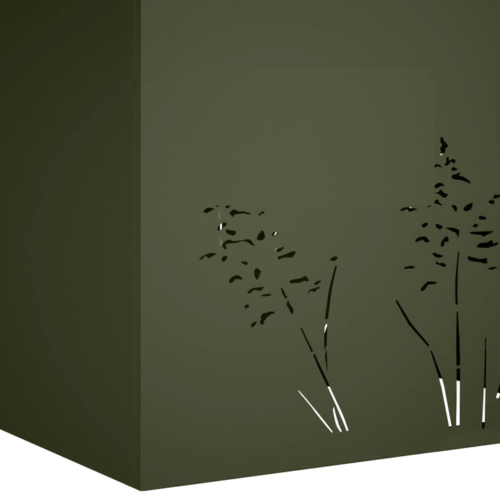 Have Blomsterkrukke 2 stk. Olivengrøn 80 x 30 x 49 cm
