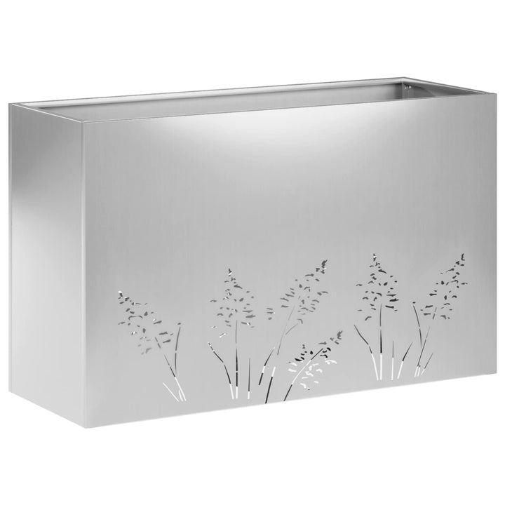 Have Blomsterkrukke Sølv 80 x 30 x 49 cm Galvaniseret stål