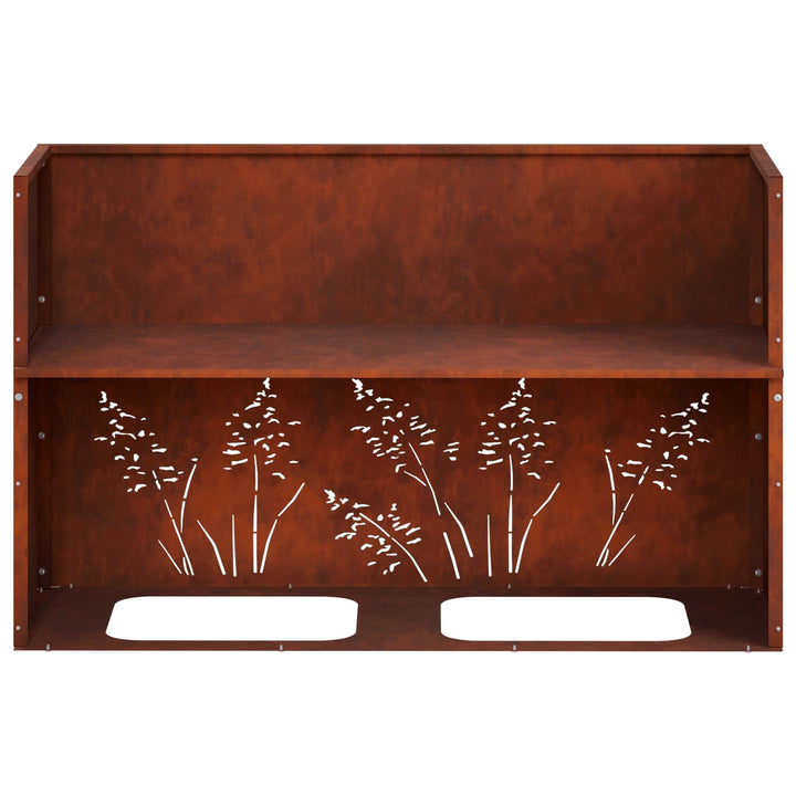 Have Blomsterkrukke 2 stk. Rusten 80 x 30 x 49 cm Cortenstål