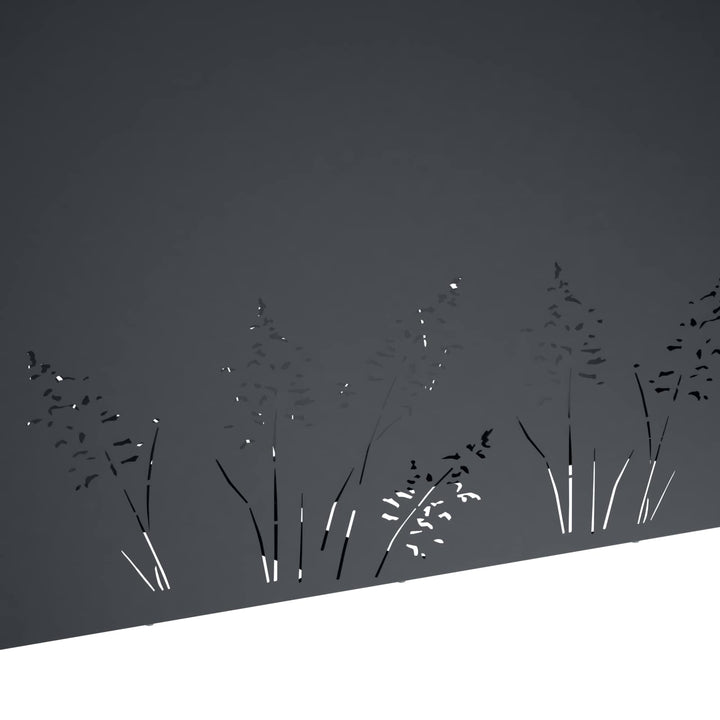Have Blomsterkrukke 2 stk. Antracit 100 x 20 x 49 cm
