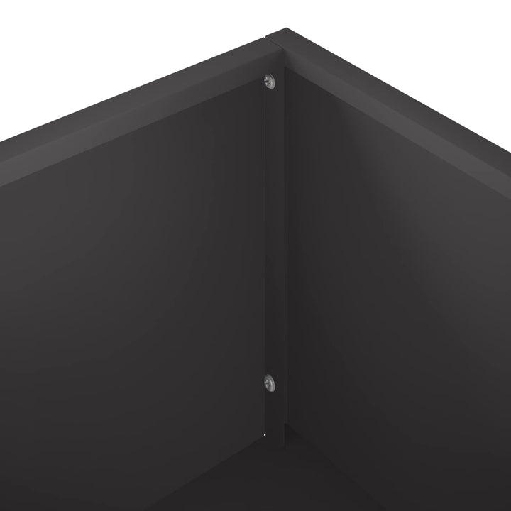 Have Blomsterkrukke Sort 100 x 30 x 49 cm Koldvalset stål