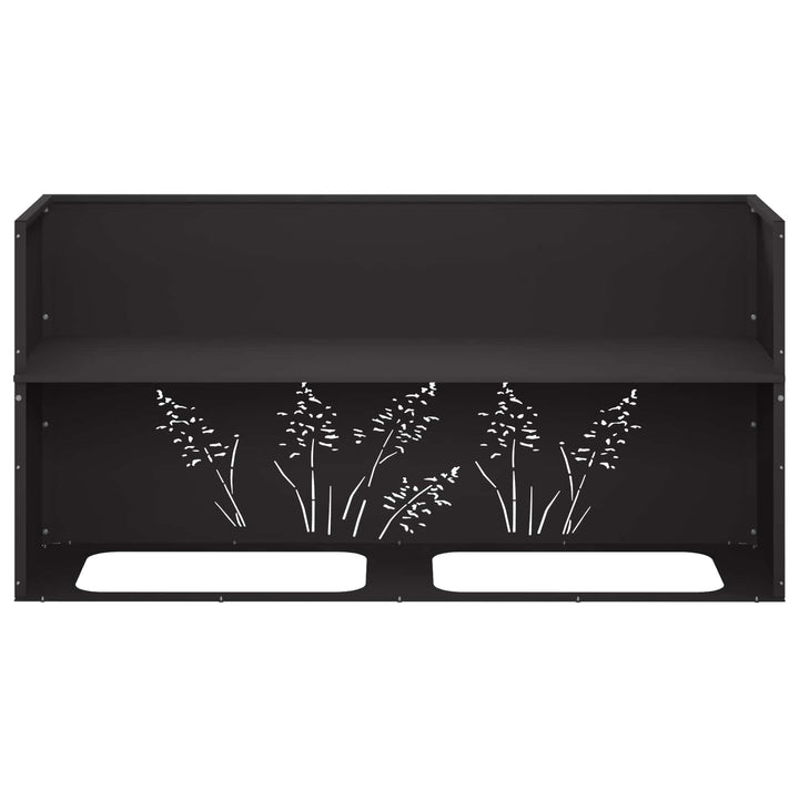 Have Blomsterkrukke Sort 100 x 30 x 49 cm Koldvalset stål