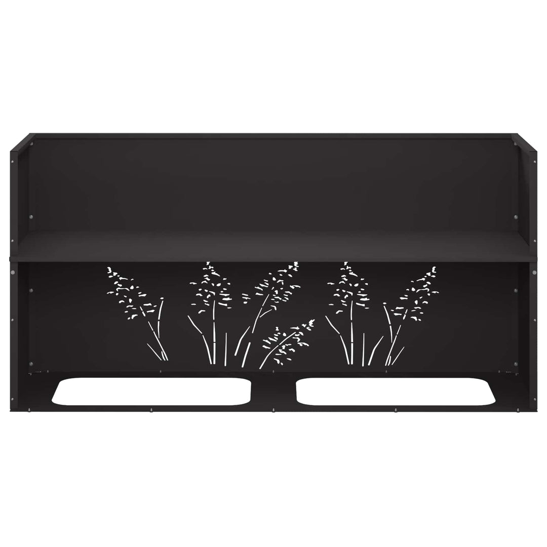 Have Blomsterkrukke 2 stk. Sort 100 x 30 x 49 cm
