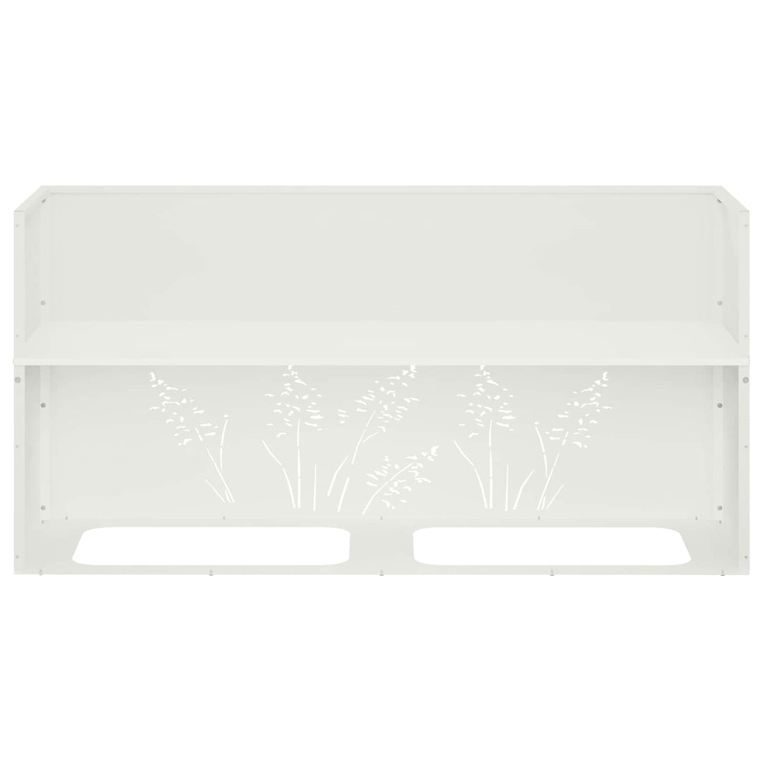 Have Blomsterkrukke Hvid 100 x 30 x 49 cm Koldvalset stål