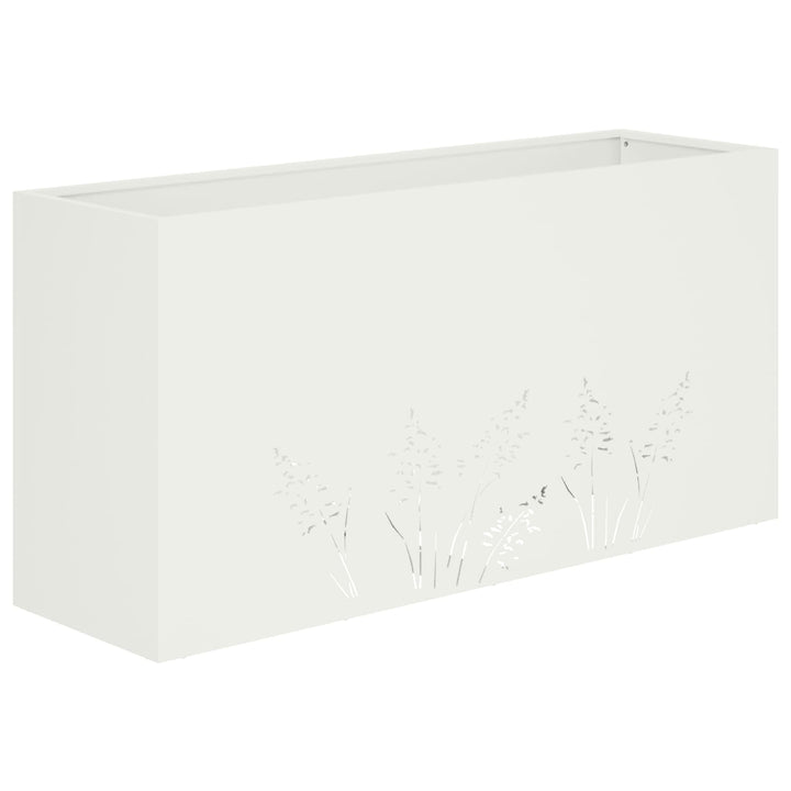 Have Blomsterkrukke 2 stk. Hvid 100 x 30 x 49 cm