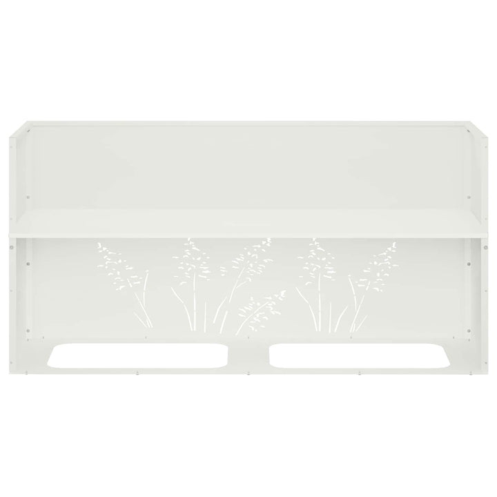 Have Blomsterkrukke 2 stk. Hvid 100 x 30 x 49 cm
