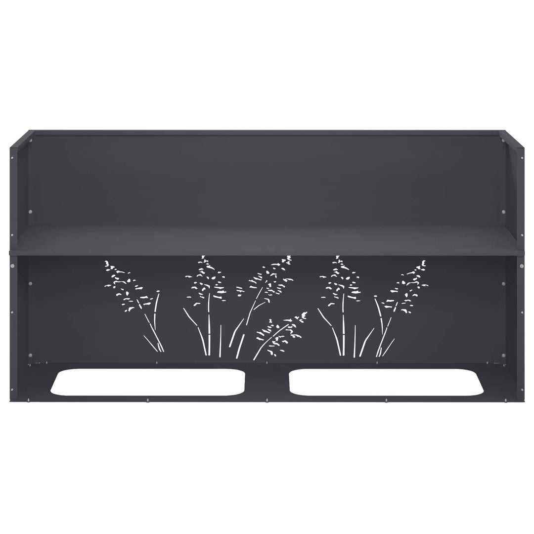 Have Blomsterkrukke 2 stk. Antracit 100 x 30 x 49 cm