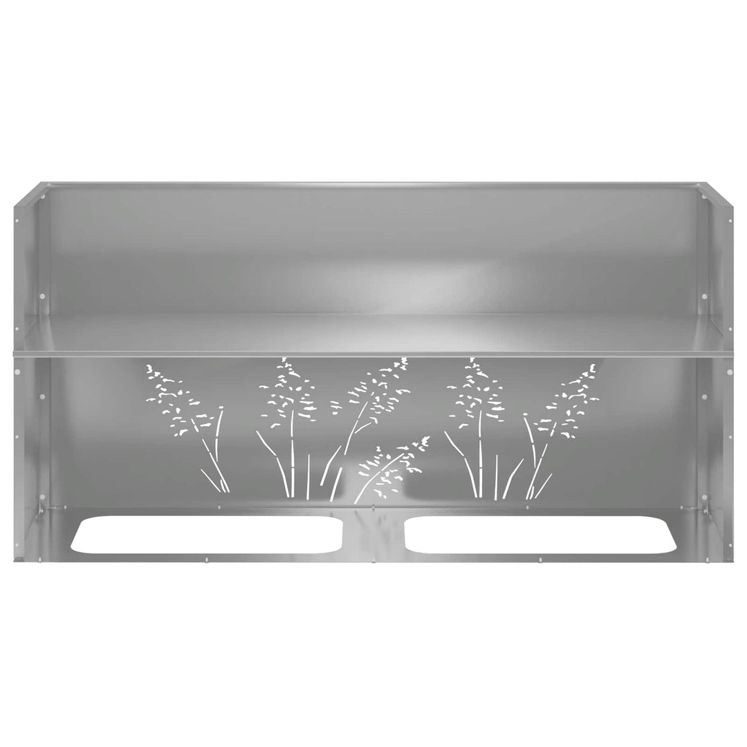 Have Blomsterkrukke Sølv 100 x 30 x 49 cm Galvaniseret stål