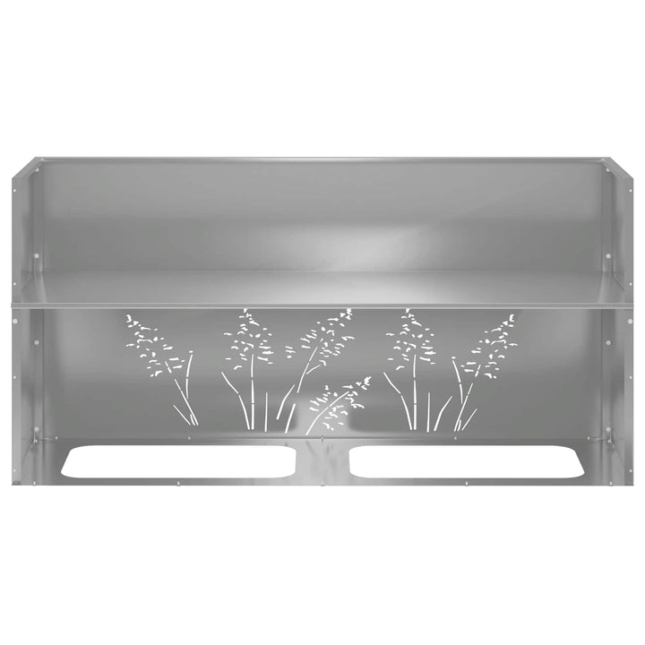 Have Blomsterkrukke 2 stk. Sølv 100 x 30 x 49 cm