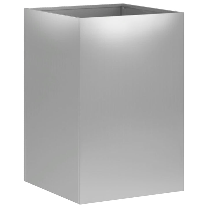 Have Blomsterkrukke Sølv 40 x 40 x 60 cm Galvaniseret stål