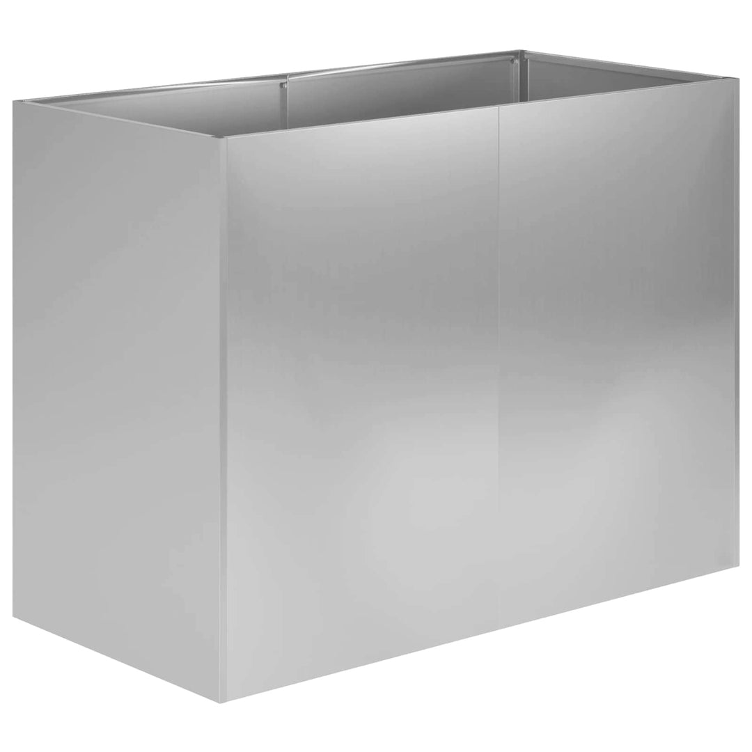 Have Blomsterkrukke Sølv 80 x 40 x 60 cm Galvaniseret stål