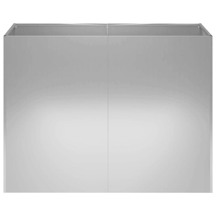Have Blomsterkrukke Sølv 80 x 40 x 60 cm Galvaniseret stål