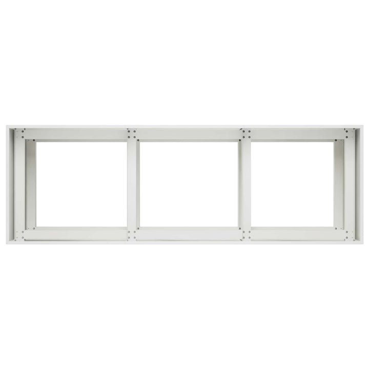 Have Blomsterkrukke Hvid 120 x 40 x 60 cm Koldvalset stål