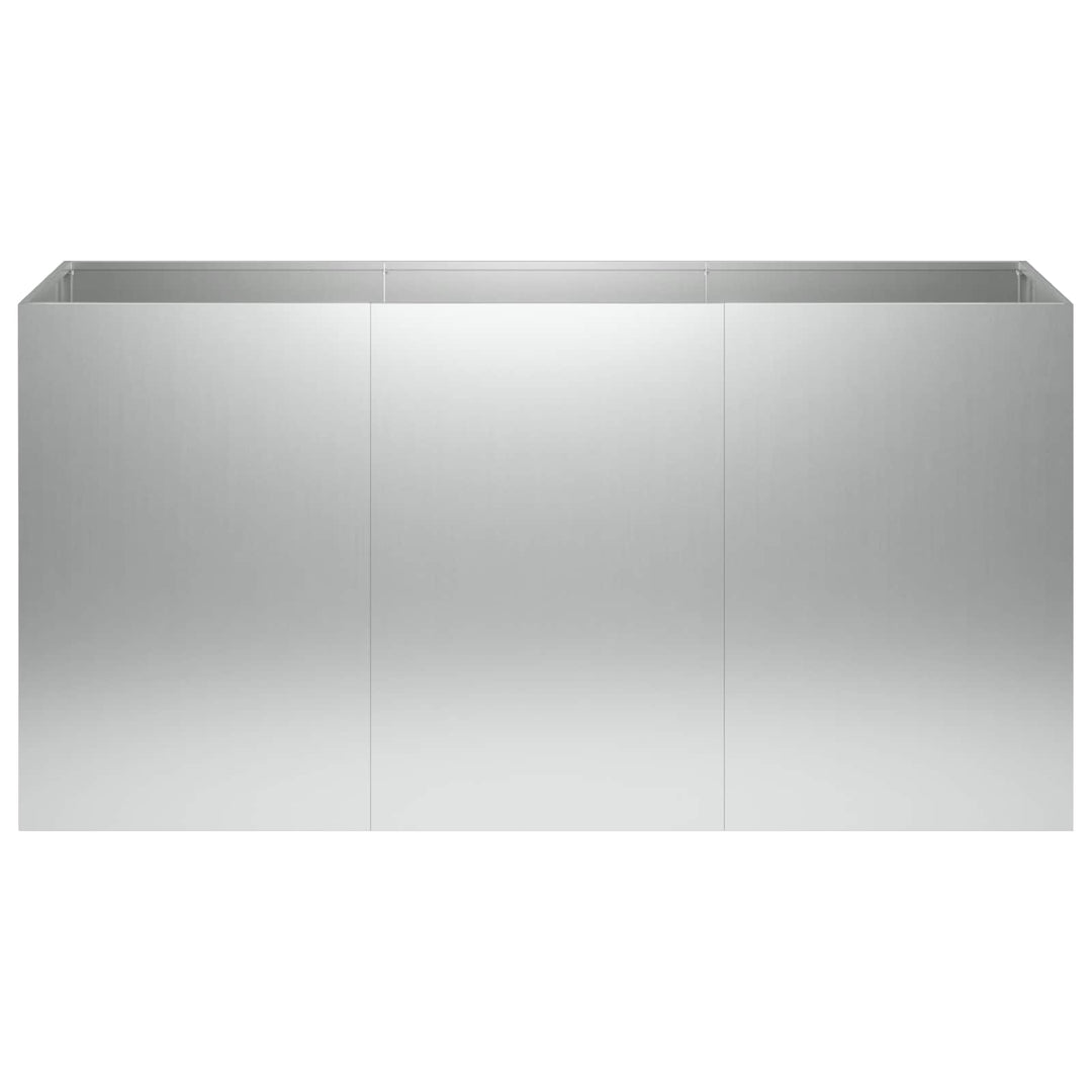 Have Blomsterkrukke Sølv 120 x 40 x 60 cm Galvaniseret stål