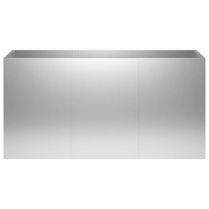 Have Blomsterkrukke Sølv 120 x 40 x 60 cm Galvaniseret stål