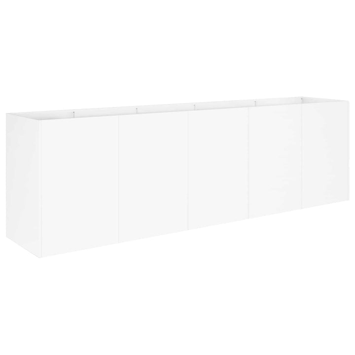 Have Blomsterkrukke Hvid 200 x 40 x 60 cm Koldvalset stål