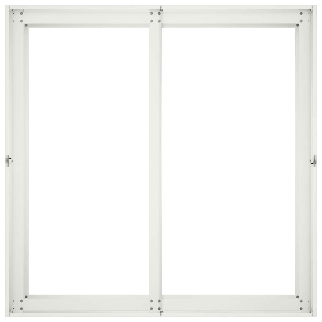 Have Blomsterkrukke Hvid 80 x 80 x 60 cm Koldvalset stål