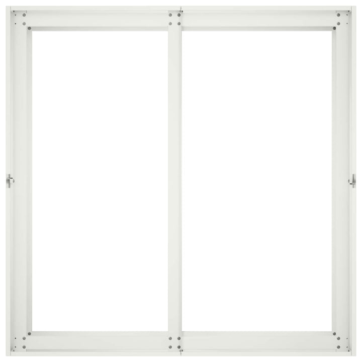 Have Blomsterkrukke Hvid 80 x 80 x 60 cm Koldvalset stål