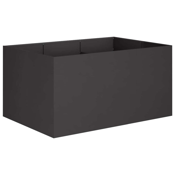 Have Blomsterkrukke Sort 120 x 80 x 60 cm Koldvalset stål