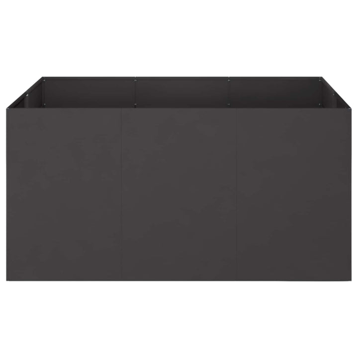 Have Blomsterkrukke Sort 120 x 80 x 60 cm Koldvalset stål