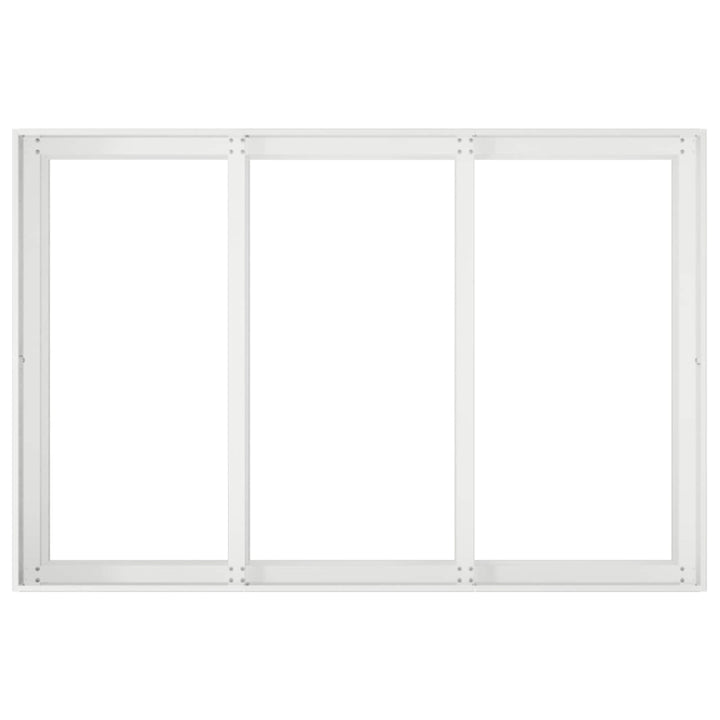Have Blomsterkrukke Hvid 120 x 80 x 60 cm Koldvalset stål