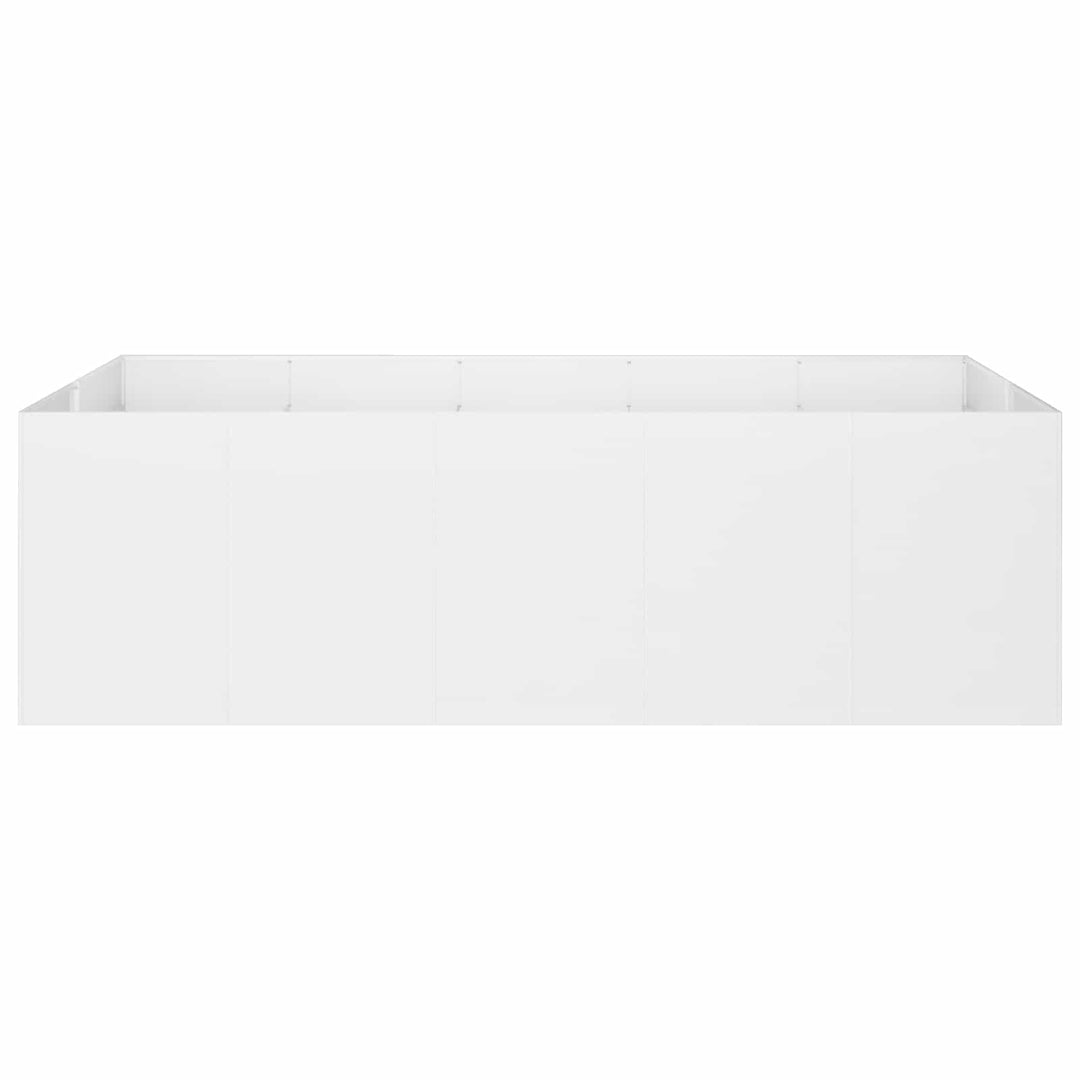 Have Blomsterkrukke Hvid 200 x 80 x 60 cm Koldvalset stål