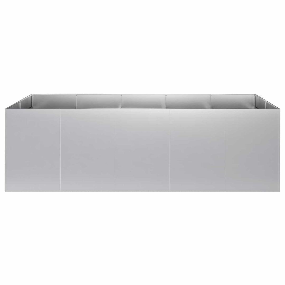 Have Blomsterkrukke Sølv 200 x 80 x 60 cm Galvaniseret stål