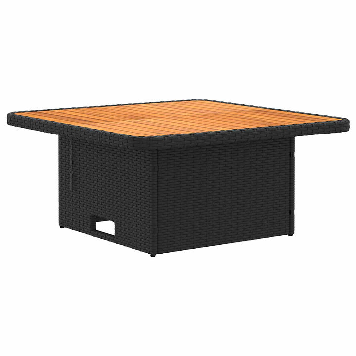 Møbel sæt 8 stk. Sort PE Rattan