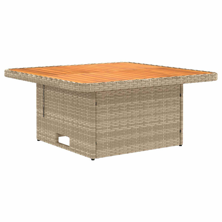 Møbel sæt 5 stk. Beige og creme PE Rattan