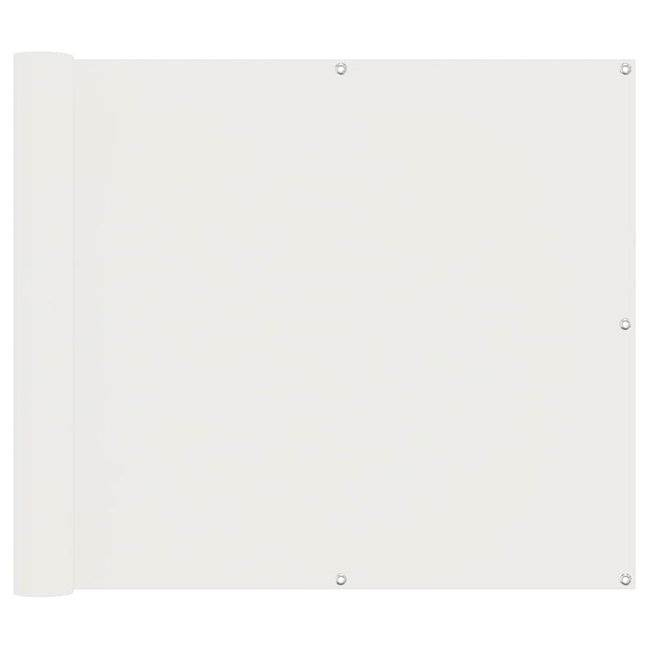 Altan Skærm 100 x 300 cm Oxford stof Rektangulær Hvid