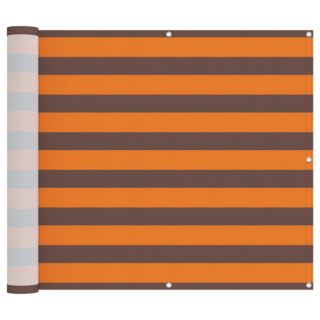 Altan Skærm Orange og Brun 100 x 600 cm Oxford stof