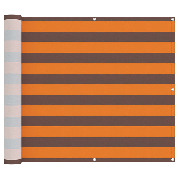 Altan Skærm Orange og Brun 100 x 600 cm Oxford stof