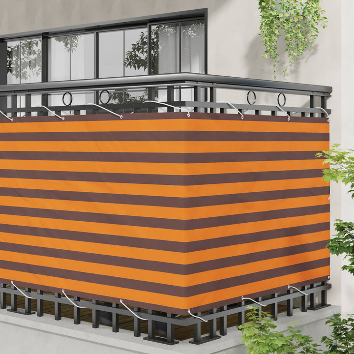 Altan Skærm Orange og Brun 110 x 800 cm Oxford stof