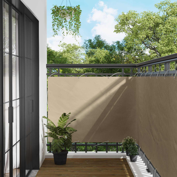 Altan Skærm Beige 110 x 800 cm Oxford stof