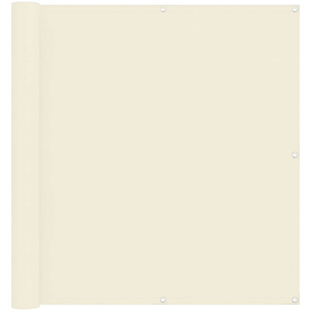 Altan Skærm 110 x 1000 cm Oxford stof Rektangulær Creme