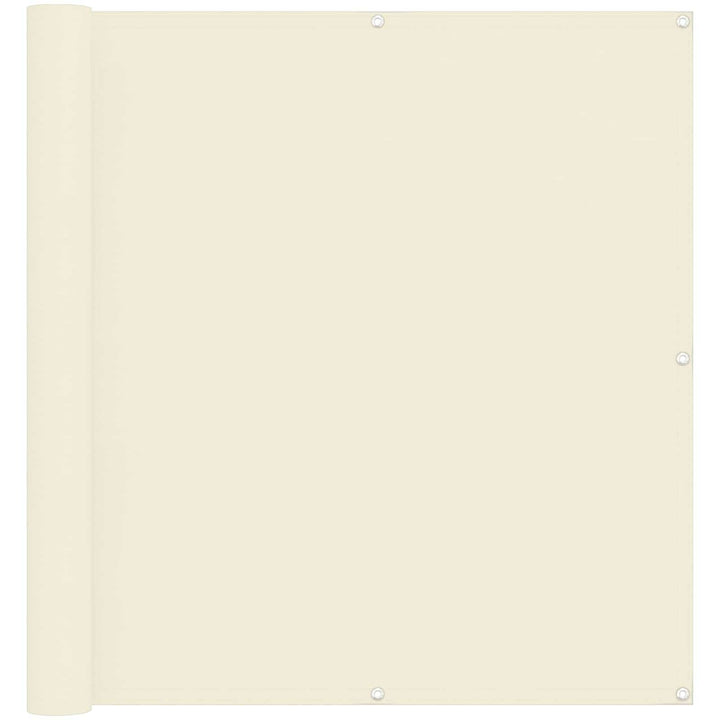 Altan Skærm 110 x 1000 cm Oxford stof Rektangulær Creme