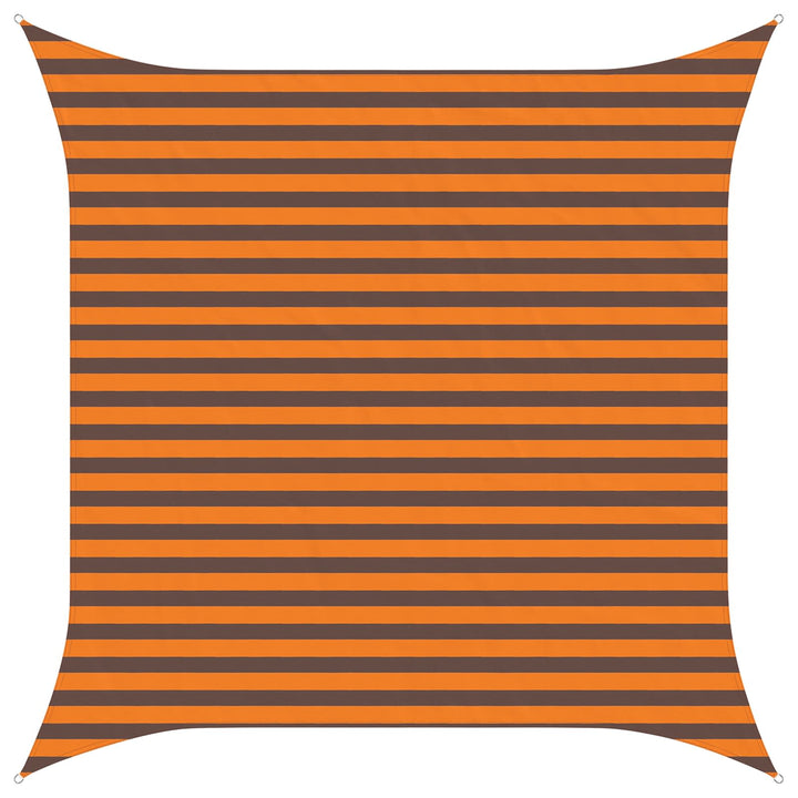 Solskygge sejl Orange og Brun 3 x 3 m 100% polyester Oxford