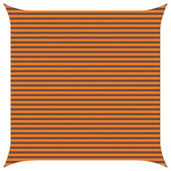 Solskygge sejl Orange og Brun 4,5 x 4,5 m 100% polyester Oxford